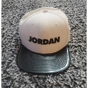 Jordan Leather Bill Snapback